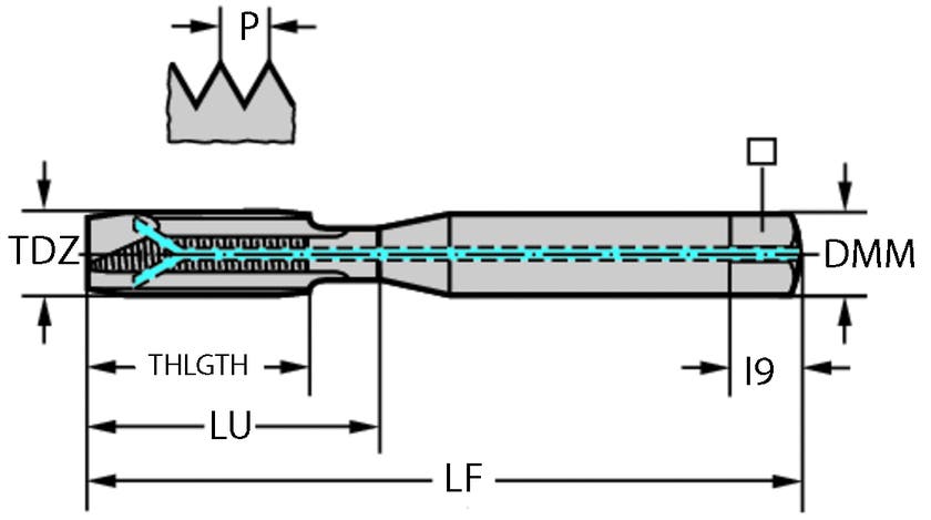 GÄNGTAPP EP2021342-M10 M 10-6HX 100/20/10/3