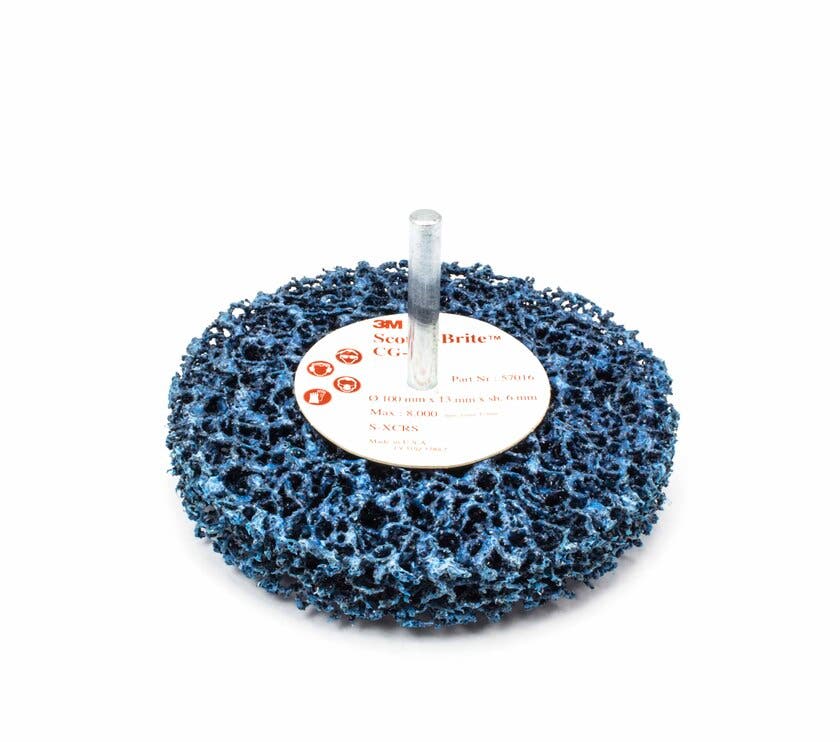 GROVRENGÖRARE M.SPINDEL 100MM GP BLUE