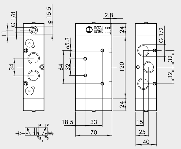 VENTIL PNV 45 PNS 1/2