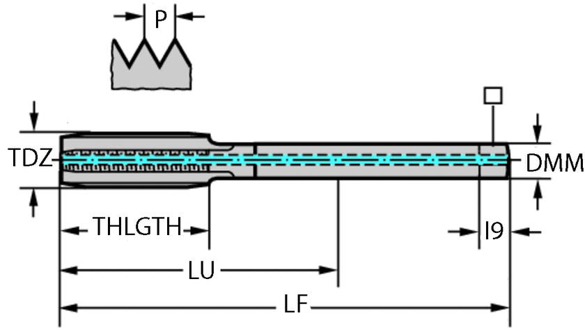 GÄNGTAPP E2036416-M14 M 14-6HX 110/25/11/4