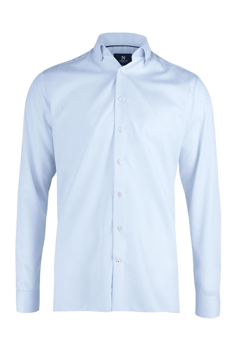 SKJORTA PORTLAND MODERN FIT LJ USBLÅ 2XL-HERR
