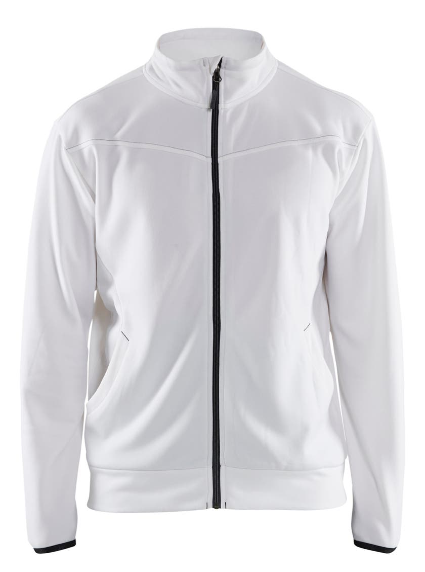 TRÖJA 33622526 VIT/MÖRKGRÅ XS