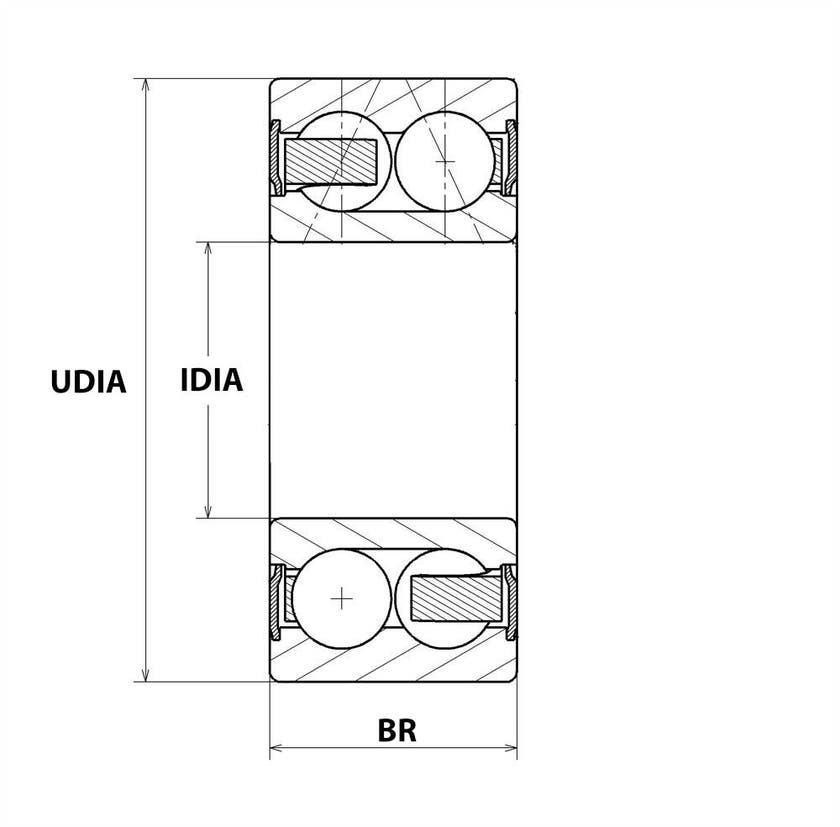 VINKELKONTAKTLAGER 5207