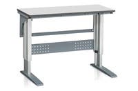 Bordsstativ W 375 1200x600 mm Grå Laminat