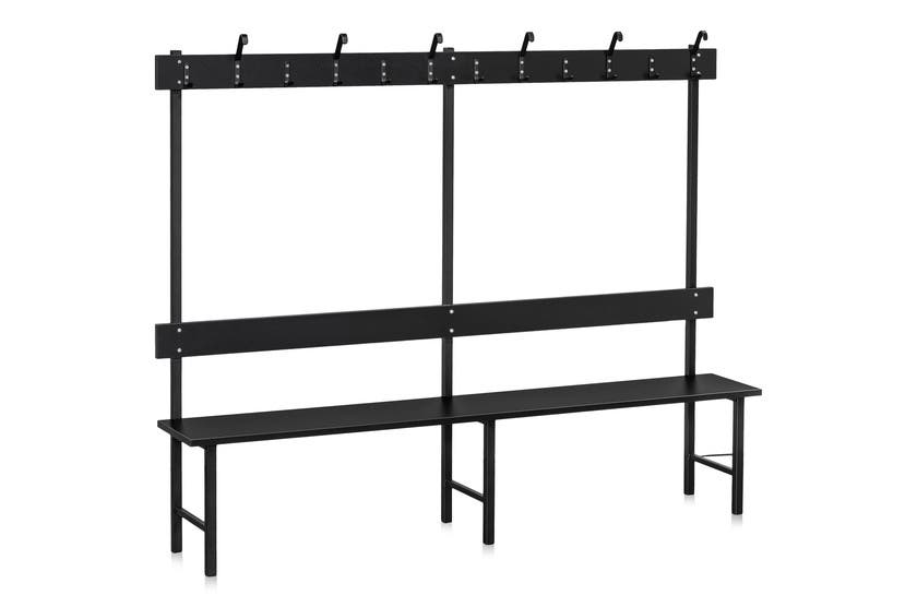 SITTBÄNK ENKELSIDIG 2000 MM SV ART LAMINAT