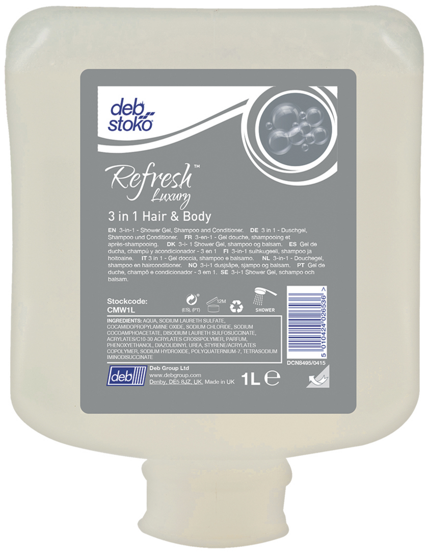 DUSCHTVÅL REFRESH HAIR&BODY 1L