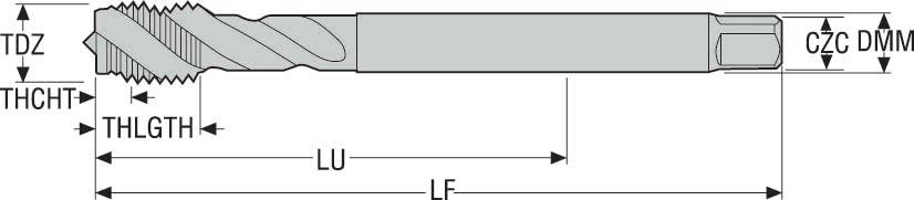 TAPP MTH-M12X1.00ISO6HX-BC-P01 1