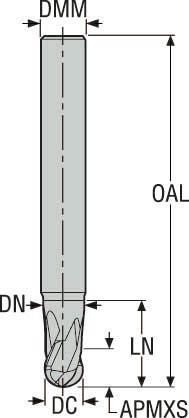 PINNFRÄS RADIE HM 112 8MM JH112080E3B.0Z2-HXT