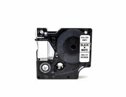 MÄRKBAND DYMO VIT/SVART 45013