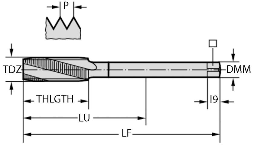 GÄNGTAPP 2146006-M8X1