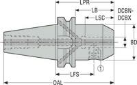 HÅLLARE BT50AD-EM0.625-3.000-L 1