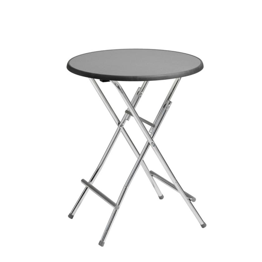 FLIP, Ø70CM, SVART SKIVA, GALV AT STATIV