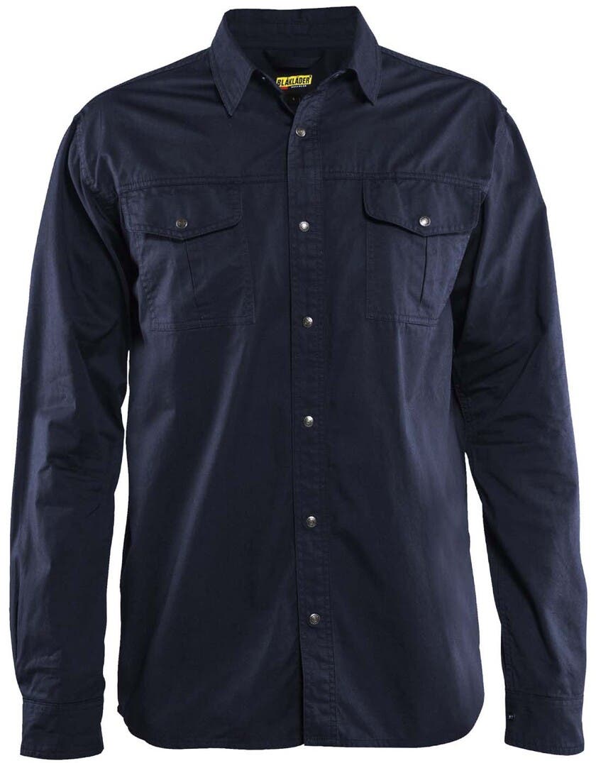 SKJORTA 32971135 MARINBLÅ XS