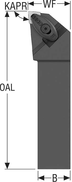 HÅLLARE DCLCL2525X09JETI