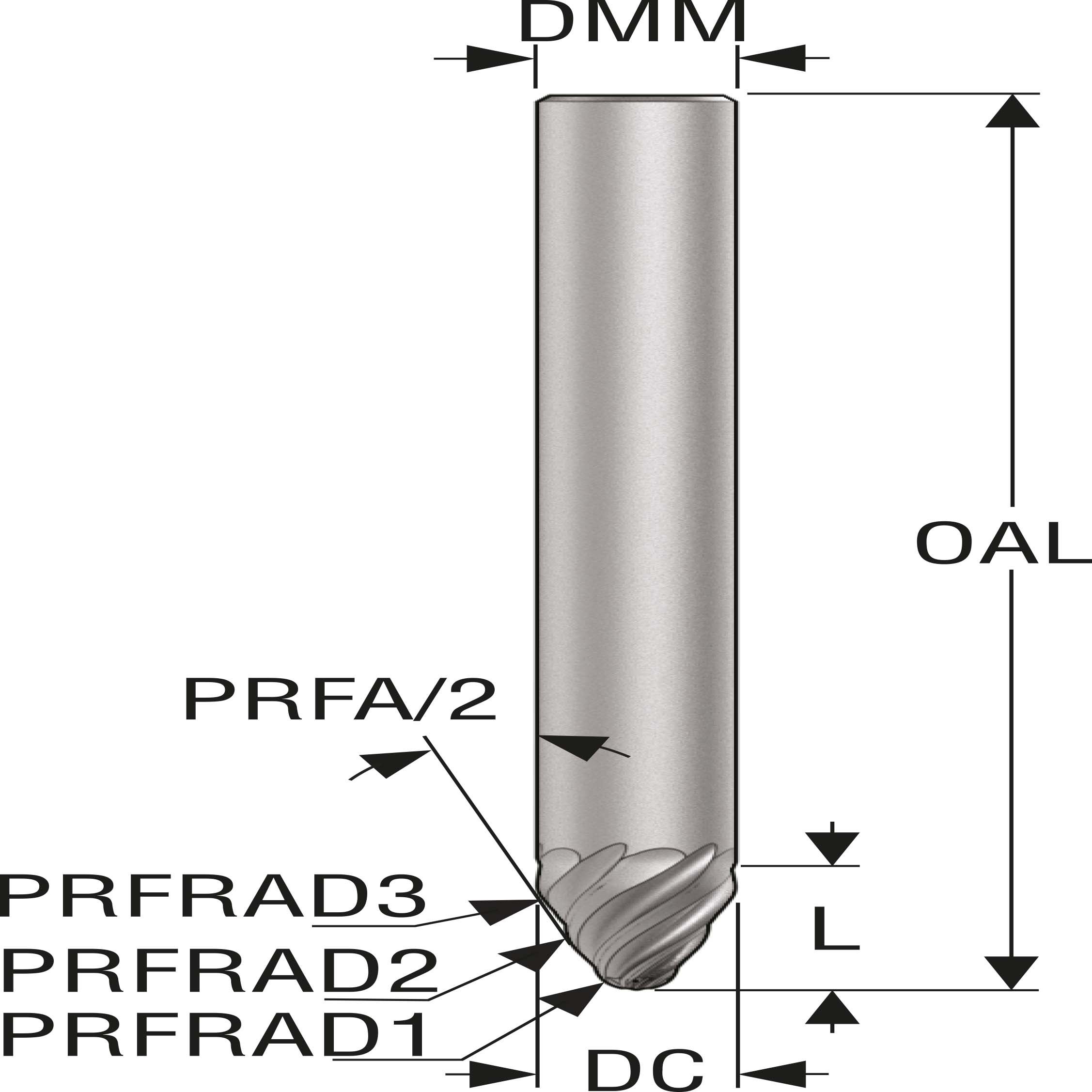 PINNFRÄS JH726100T2R3R100.0Z6, HXT