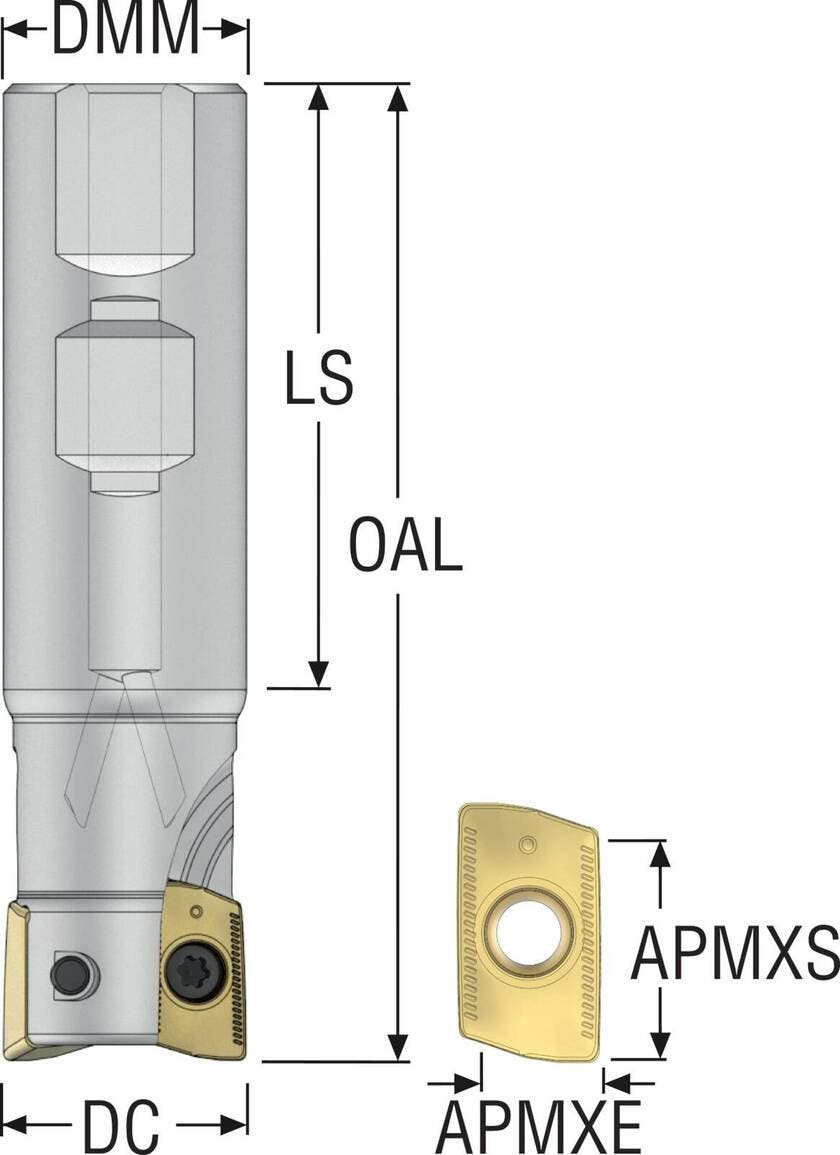 FRÄS R217.69-2525.3-XO16-2A