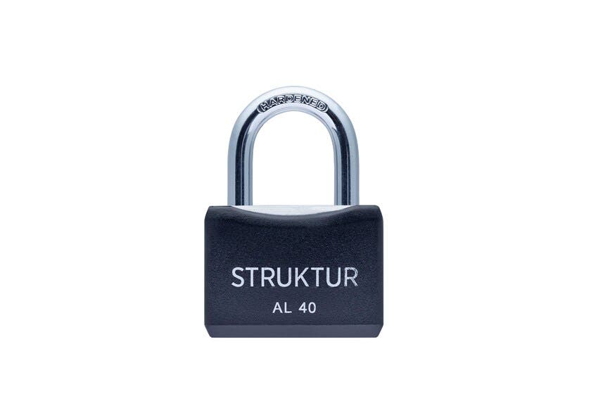 HÄNGLÅS STRUKTUR ALUMINIUM BLÅ 40 1 ST