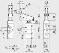 VENTIL MEV 25 URS 1/8