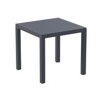 Ares bord 80x80, mörkgrå