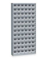 BACKSKÅP M. 72 BACKAR GRÅ