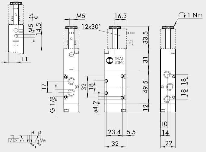 VENTIL SOV 25 SOS 1/8