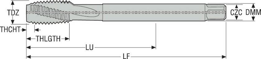 TAPP MTH-M20X2.50ISO6H-BC-P002 -A