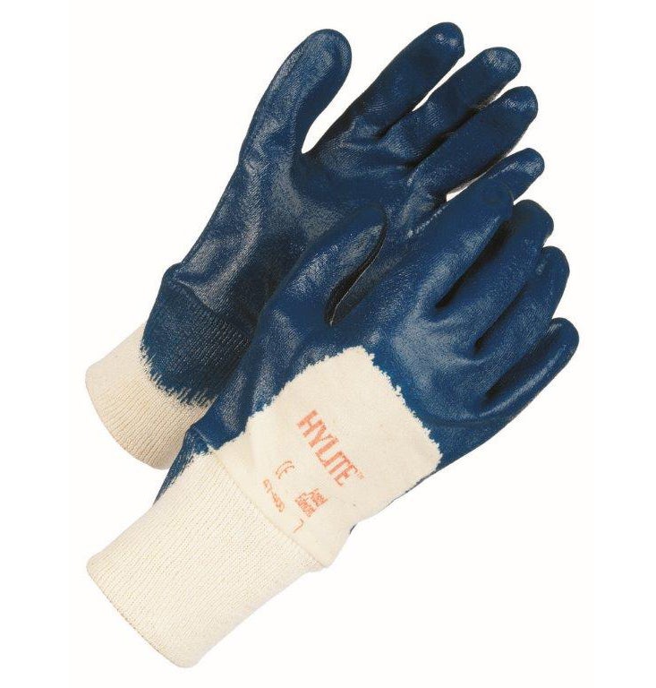 HANDSKE NITRIL HYLITE 7 HALVBELAGD 47-400