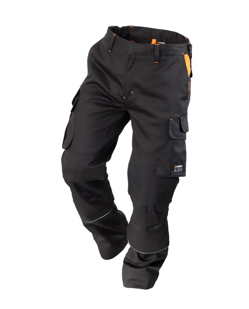 SVETSBYXOR LAHTI, SVART/ORANGE , STL XL