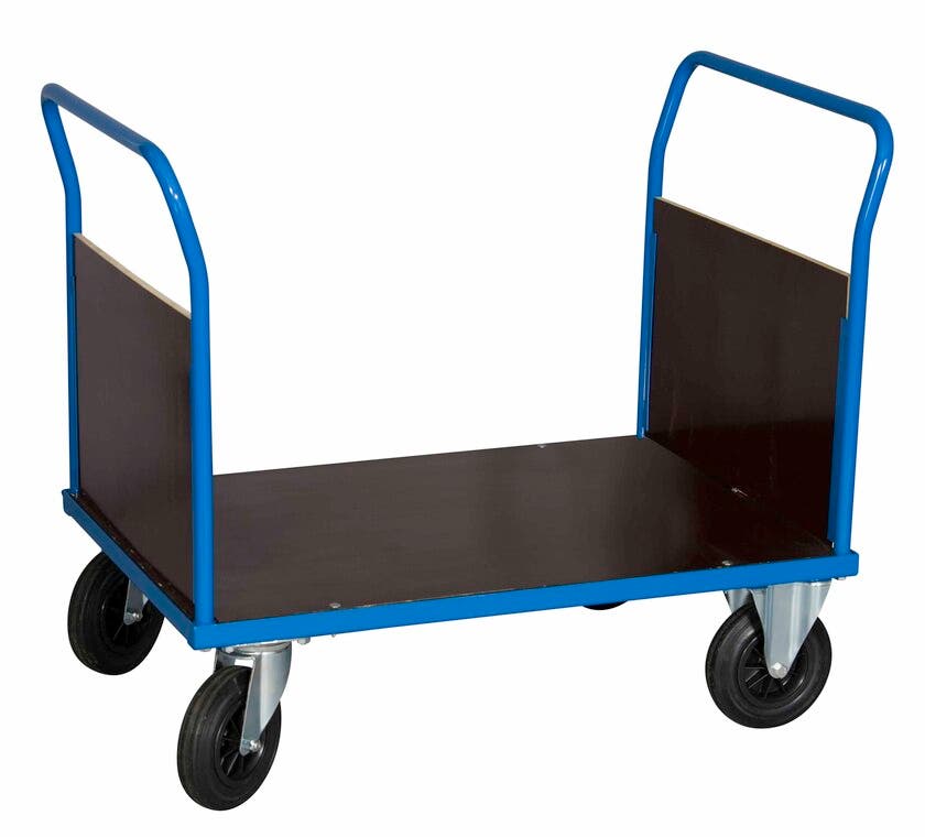 PLATTFORMSVAGN, 700X1000 900 MM BLÅ