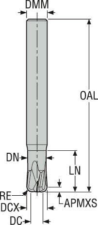 PINNFRÄS HM JHF181100E1R200.0Z 4-HXT