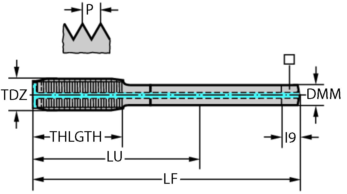 GÄNGTAPP TC420.UNC5/8-L2-WW60A Thread Formers, HSS-E, Supreme