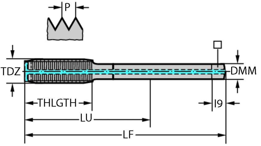 GÄNGTAPP TC420.UNC5/8-L2-WW60A Thread Formers, HSS-E, Supreme