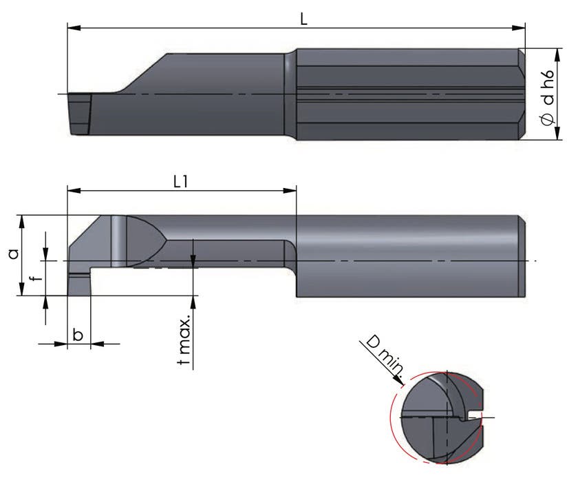 SET 1 KOPIER/SPÅR ULTRAMINI 10 SKÄR 4,5,6MM 2 HÅLLARE