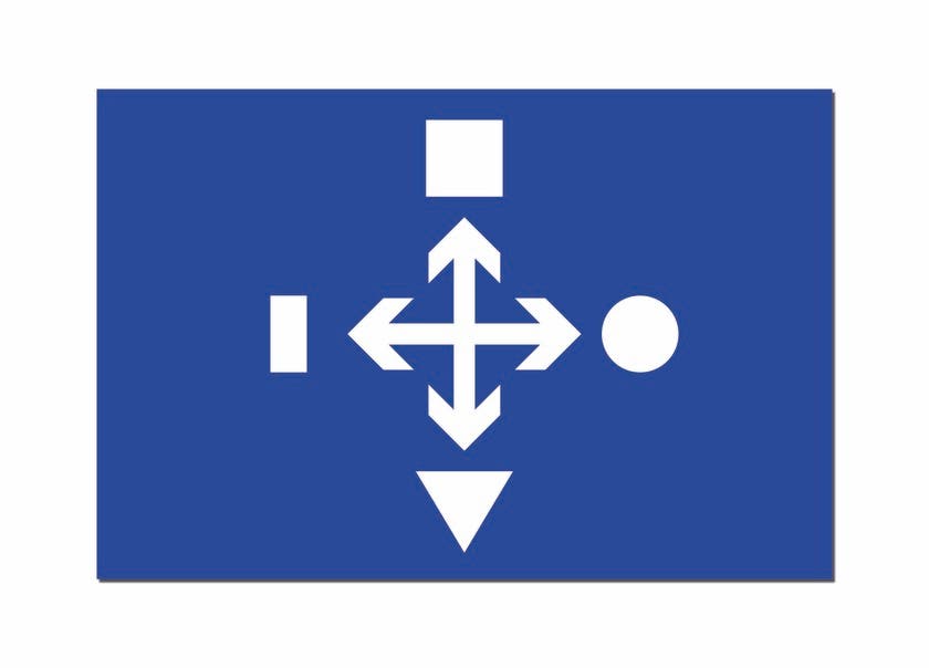 ÅKRIKTNINGSSKYLT TRAVERS