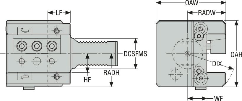 HÅLLARE ASHN-VDI40-25-JETI