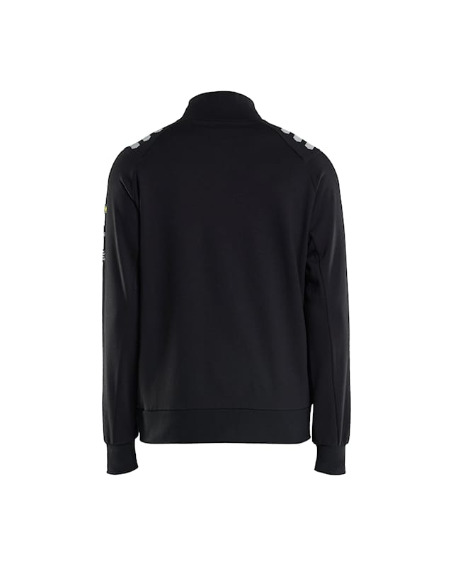 34531762 Flamskyddad sweatshir t med dragkedja Svart M