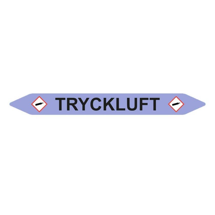 ETIKETT TRYCKLUFT 190X20 MM 25/FP