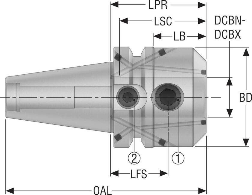 HÅLLARE BT40ADB-EM32-065-F5L1