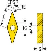 SKÄR VNMG160412-M3 TP0501
