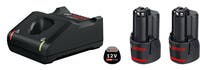 BATTERISET 2x 3AH + LADDARE