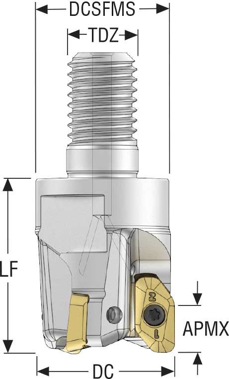 FRÄS R217.97-0.75-10RE-X08.2A
