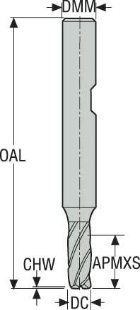PINNFRÄS HM JS554L 16MM 554L160Z4.3-SIRON-A