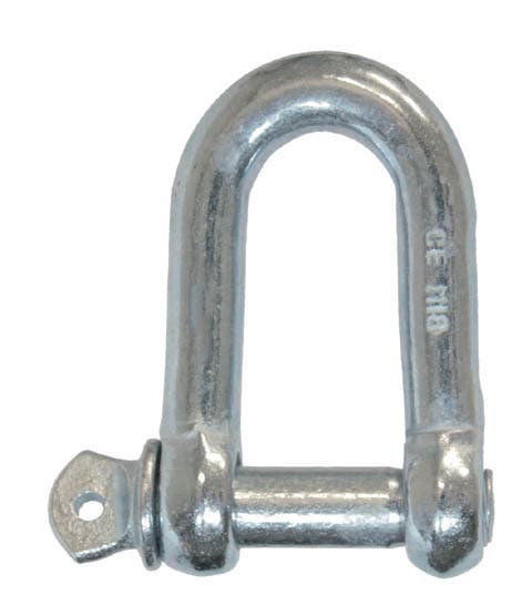 SCHACKEL 8MM OKLASSAD FÖRZINKAD