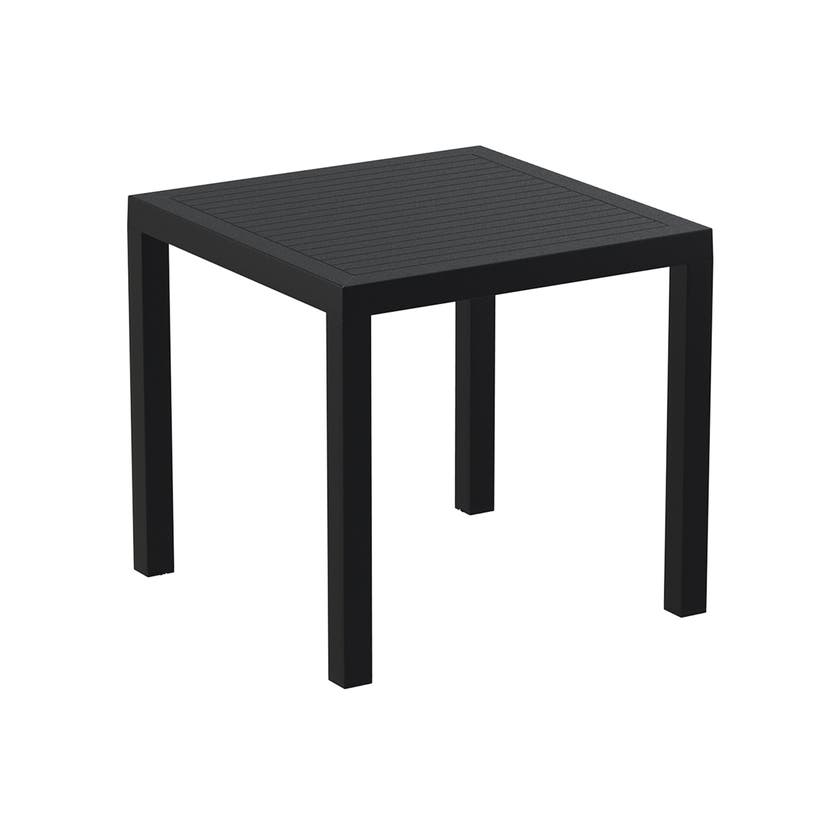 Ares bord 80x80, svart
