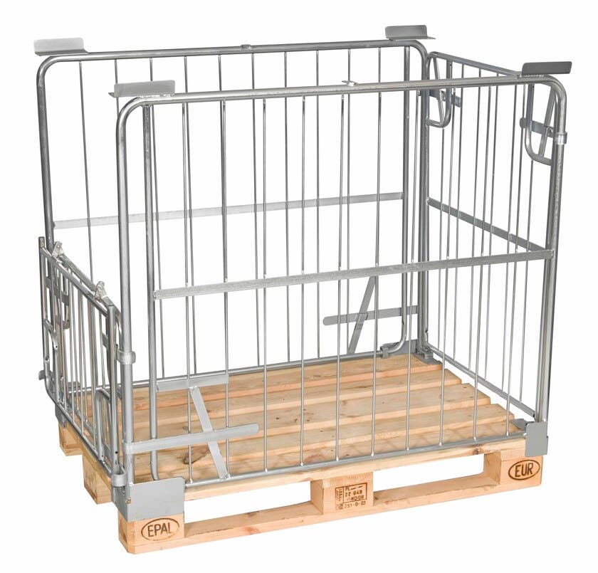 PALLCONTAINER 1000 MM ELFÖRZINKAD