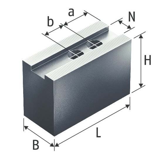KM-WB 105, SOFT TOP JAWS 16MNCR5, 1.5MMX60°, N= 16