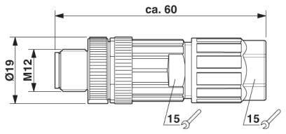 KONTAKT HANE SACC-M12 5-POL SACC-M12MS-5PL M A-CODE