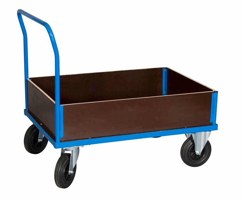 PLATTFORMSVAGN, 700X1000 900 MM BLÅ