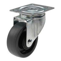 HJUL LEDB 100X30MM PUR GRÅ