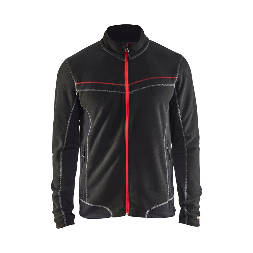 FLEECEJACKA 49971010 SVART XS